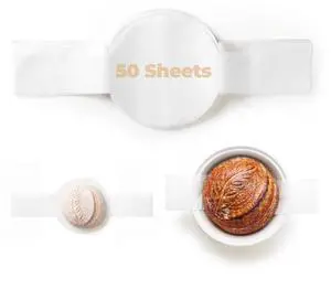 50 Pcs Parchment Paper for Sourdough Baking, 8.67" Round 50 Pcs Parchment Paper for Sourdough Baking, 8.67" Round