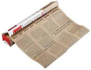Baking Parchment Paper Roll Non Stick Baking Paper Newspaper Printing Design Food Wrapping Paper for Baking Cookies Bread Pizza Meat and Vegetables Baking Parchment Paper Roll Non Stick Baking Paper Newspaper Printing Design Food Wrapping Paper for Baking Cookies Bread Pizza Meat and Vegetables