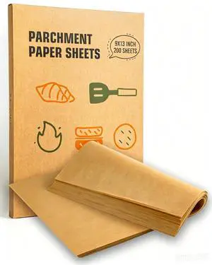 9x13 Parchment Paper Sheets for Baking, Precut Baking Paper 200Pcs 9x13 Parchment Paper Sheets for Baking, Precut Baking Paper 200Pcs