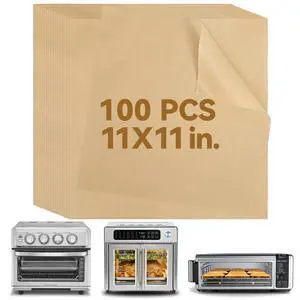 100 Pcs Air Fryer Liners for Cuisinart, Breville and Cosori Air Fryer 100 Pcs Air Fryer Liners for Cuisinart, Breville and Cosori Air Fryer