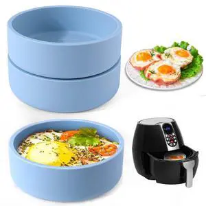 Silicone Air Fryer Egg Mold,Air Fryer Safe Dishes Bowl,BPA Free Silicone Air Fryer Egg Mold,Air Fryer Safe Dishes Bowl,BPA Free