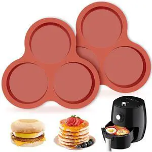 Air Fryer Egg Silicone Mold, 4 Inch, 2 Pack Air Fryer Egg Silicone Mold, 4 Inch, 2 Pack
