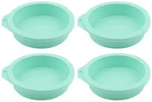 4Pcs Air Fryer Egg Molds - Silicone Egg Bites Molds 4 Inch, Non-Stick Air Fryer Accessories, Reusable Round Baking Mold for Muffin Cake Egg Tart Microwave Oven Dishwasher Safe 4Pcs Air Fryer Egg Molds - Silicone Egg Bites Molds 4 Inch, Non-Stick Air Fryer Accessories, Reusable Round Baking Mold for Muffin Cake Egg Tart Microwave Oven Dishwasher Safe