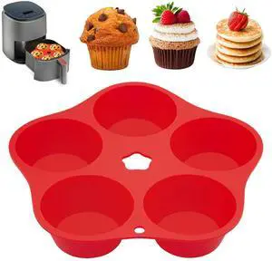 Air Fryer Muffin Pan Round Egg Bite Silicone Mold for Oven Bakin,1pcs Muffin Tins Cups Cake Tray for Air Fryer Liners Basket Instant Pot Accessories Baking Muffin Pancake Air Fryer Muffin Pan Round Egg Bite Silicone Mold for Oven Bakin,1pcs Muffin Tins Cups Cake Tray for Air Fryer Liners Basket Instant Pot Accessories Baking Muffin Pancake