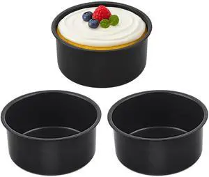 4 Inch Cake Pan, Nonstick, Mini Round Cake Pans, Air Fryer Muffin Pan 4 Inch Cake Pan, Nonstick, Mini Round Cake Pans, Air Fryer Muffin Pan