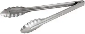 Coiled Spring Extra Heavyweight Stainless Steel Utility Tong, 12-Inch Coiled Spring Extra Heavyweight Stainless Steel Utility Tong, 12-Inch