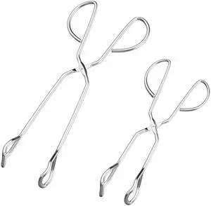 Stainless Steel Kitchen Scissor Tongs Set, 2-Piece (10/13 Inch) Stainless Steel Kitchen Scissor Tongs Set, 2-Piece (10/13 Inch)