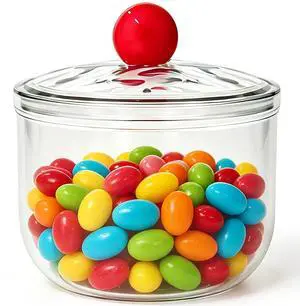 30 oz Clear Candy Jar with Lid,Cute Plastic Cookie Storage Jar,Airtight Candy Storage Containers for Kitchen Office Party Tea Coffee Snacks 30 oz Clear Candy Jar with Lid,Cute Plastic Cookie Storage Jar,Airtight Candy Storage Containers for Kitchen Office Party Tea Coffee Snacks