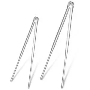 2 Pcs Non-Slip Serrated Cooking Tongs Stainless Steel Serrated Tips Kitchen Tongs One-Piece Metal BBQ Tong for Grilling Frying Plating (11.8 & 13.8) 2 Pcs Non-Slip Serrated Cooking Tongs Stainless Steel Serrated Tips Kitchen Tongs One-Piece Metal BBQ Tong for Grilling Frying Plating (11.8 & 13.8)