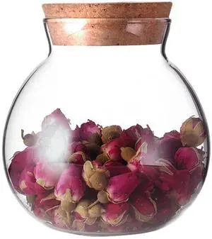 1Pcs 500ml/17oz Clear Glass Bottles with Cork Stopper -Empty Refillable Round Food Flower Tea Candy Seasoning Storage Container Vial Jars 1Pcs 500ml/17oz Clear Glass Bottles with Cork Stopper -Empty Refillable Round Food Flower Tea Candy Seasoning Storage Container Vial Jars