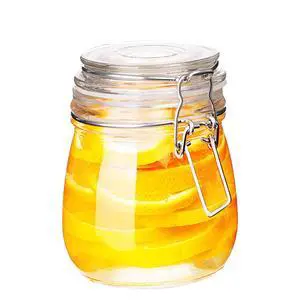 25oz Airtight Glass Jars with Lids, Glass Storage Containers With Hinged Lids For Kitchen 25oz Airtight Glass Jars with Lids, Glass Storage Containers With Hinged Lids For Kitchen