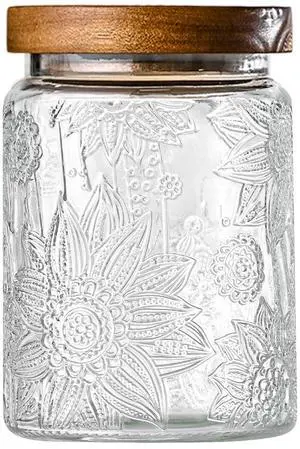 Glass Storage Containers With Lids, Glass Jars With Lids, 24OZ Glass Storage Containers With Lids, Glass Jars With Lids, 24OZ
