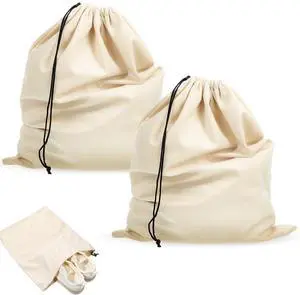 2 Piece 17.7" x 13.8" Travel Shoe Bags for Packing, Breathable Dust-Proof Drawstring Storage Pouch Bag, Flannel Shoe Pouch for Shoes, Toys, Purses, Handbags & Handbags 2 Piece 17.7" x 13.8" Travel Shoe Bags for Packing, Breathable Dust-Proof Drawstring Storage Pouch Bag, Flannel Shoe Pouch for Shoes, Toys, Purses, Handbags & Handbags