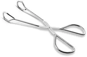 9-Inch Heavy Duty Stainless Steel Kitchen Tongs - Comfortable Ergonomic Grip, Scissor Design, Heat Resistant for BBQ and Cooking 9-Inch Heavy Duty Stainless Steel Kitchen Tongs - Comfortable Ergonomic Grip, Scissor Design, Heat Resistant for BBQ and Cooking