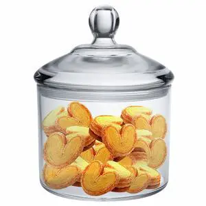 Kitchen Cookie Jar, Candy Dish with Lid, Clear Acrylic Airtight Jar for Nuts, Cookies, Candy, Chocolate, 40 OZ Kitchen Cookie Jar, Candy Dish with Lid, Clear Acrylic Airtight Jar for Nuts, Cookies, Candy, Chocolate, 40 OZ