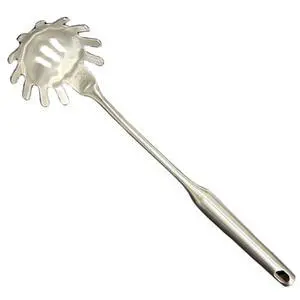 Pasta Spoon Server 304 Stainless Steel Slotted Spaghetti Ladle Kitchen Colander and Strainer Scoop Cooking Utensils Heat Proof Strong Sturdy Easy to Clean Pasta Spoon Server 304 Stainless Steel Slotted Spaghetti Ladle Kitchen Colander and Strainer Scoop Cooking Utensils Heat Proof Strong Sturdy Easy to Clean