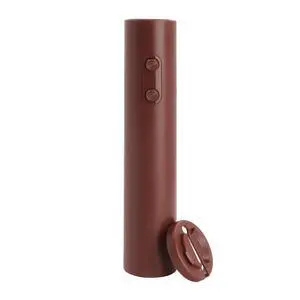 Lightweight Electric Wine Opener, 4 AA Not Included, Red | Lightweight ABS design with foil cutter and two-button cork removal. Powered by 4 AA batteries; batteries not included. Lightweight Electric Wine Opener, 4 AA Not Included, Red | Lightweight ABS design with foil cutter and two-button cork removal. Powered by 4 AA batteries; batteries not included.