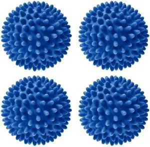 Laundry Dryer Balls, Clothes Come Out Soft, Fluffy, Fewer Wrinkles & Less Static Cling, A Natural Alternative to Fabric Softener, Reduce Drying Time and Save on Energy, (Set of 4) Laundry Dryer Balls, Clothes Come Out Soft, Fluffy, Fewer Wrinkles & Less Static Cling, A Natural Alternative to Fabric Softener, Reduce Drying Time and Save on Energy, (Set of 4)