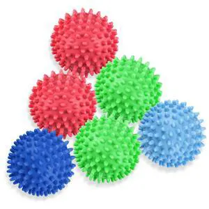 6 Pcs Dryer Balls Laundry Reusable, Soften Fabrics, Reduce Static & Wrinkle 6 Pcs Dryer Balls Laundry Reusable, Soften Fabrics, Reduce Static & Wrinkle