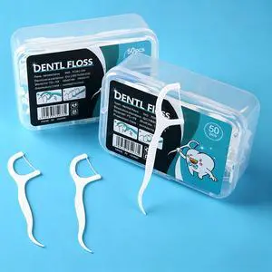 Professional Clean Floss Picks, Extra Strong Shred-Resistant Floss, Easy Grip Handle, Dental Flossers for Adults, 100 Count (100) Professional Clean Floss Picks, Extra Strong Shred-Resistant Floss, Easy Grip Handle, Dental Flossers for Adults, 100 Count (100)
