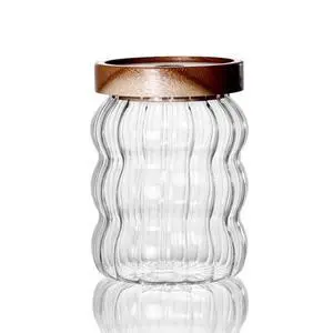 Glass Food Storage Container Jar with Airtight Seal Acacia Wood Lids Kitchen Clear Glass canister Coffee, Bean,Tea,Spice Containers Sugar,Cookies,Nuts,Snack,Candy Jar Glass Food Storage Container Jar with Airtight Seal Acacia Wood Lids Kitchen Clear Glass canister Coffee, Bean,Tea,Spice Containers Sugar,Cookies,Nuts,Snack,Candy Jar