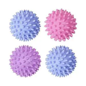 Reusable Laundry Dryer Balls - Eco Friendly Fabric Softener Alternatives Soften and Fluff Laundry Wrinkle Release(Set of 4 Random Color) Reusable Laundry Dryer Balls - Eco Friendly Fabric Softener Alternatives Soften and Fluff Laundry Wrinkle Release(Set of 4 Random Color)