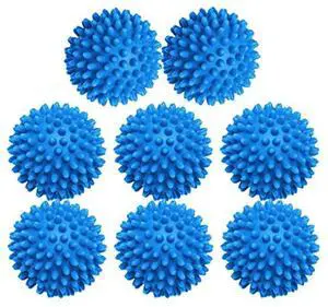 Dryer Balls 8 Pack - 2.7 Inch Non-Toxic Reusable Dryer Balls Dryer Balls 8 Pack - 2.7 Inch Non-Toxic Reusable Dryer Balls