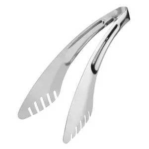 9-Inch Salad Serving Tongs, 18/8 Stainless Steel Kitchen Cooking Tongs for Pasta Noodles BBQ Buffet | Dishwasher Safe | 9-Inch Salad Serving Tongs, 18/8 Stainless Steel Kitchen Cooking Tongs for Pasta Noodles BBQ Buffet | Dishwasher Safe |