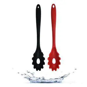 Silicone Pasta Fork (11.2"), 2-Pack Spaghetti Server Spoon Heat Resistant 600°F, Food Grade Pasta Spoon, BPA Free, Noodle Spoons. (Silicone) Silicone Pasta Fork (11.2"), 2-Pack Spaghetti Server Spoon Heat Resistant 600°F, Food Grade Pasta Spoon, BPA Free, Noodle Spoons. (Silicone)