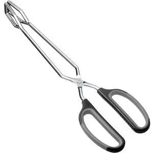 Scissor Tongs with Comfort-Grip Handle 12-Inch Cooking Tongs Scissor Tongs with Comfort-Grip Handle 12-Inch Cooking Tongs