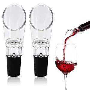 2 Pcs 2-in-1 Wine Aerator Pourers, Aerating Spouts for Wine Bottles | 2-Piece Set,2-in-1 Function,In-Pour Aeration,Controlled Serving,Versatile Occasions,Aerating Spouts for Wine Bottles 2 Pcs 2-in-1 Wine Aerator Pourers, Aerating Spouts for Wine Bottles | 2-Piece Set,2-in-1 Function,In-Pour Aeration,Controlled Serving,Versatile Occasions,Aerating Spouts for Wine Bottles