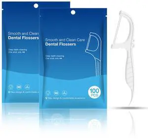Dual-Line Dental Floss Picks 200 Count, Mint Flavored Disposable Flossers with Toothpick, Teeth Clean & Fresh Breath, Portable Oral Care Tools for Adults Daily Teeth Cleaning Dual-Line Dental Floss Picks 200 Count, Mint Flavored Disposable Flossers with Toothpick, Teeth Clean & Fresh Breath, Portable Oral Care Tools for Adults Daily Teeth Cleaning