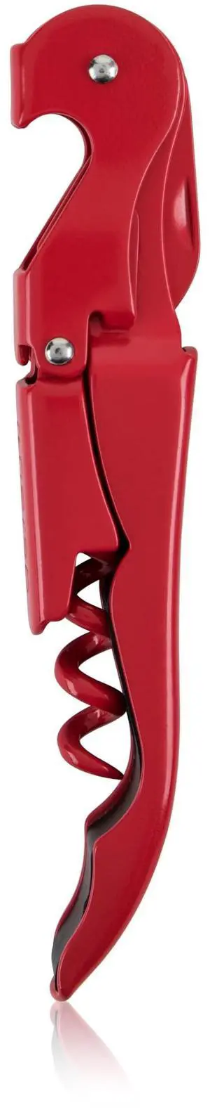 Truetap Double Hinged Waiter's Corkscrew Wine Opener, Stainless Steel Wine Bottle Opener with Built In Foil Cutter, Home Bar Tools, Bar Cart Accessories, Wedding Gifts, Set of 1, Solid Red Truetap Double Hinged Waiter's Corkscrew Wine Opener, Stainless Steel Wine Bottle Opener with Built In Foil Cutter, Home Bar Tools, Bar Cart Accessories, Wedding Gifts, Set of 1, Solid Red