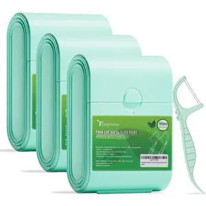 Dental Floss Picks, Double Thread Dental Flossers, 156 Count Dental Floss Picks, Double Thread Dental Flossers, 156 Count