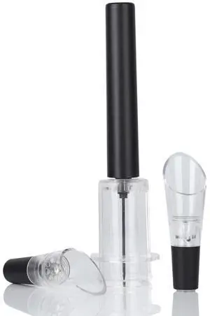 Wine Air Pressure Pump Bottle Opener Set With Two Wine Aerator Pourers,Simple Wine Pump Cork Remover Corkscrew,Efficient Corkscrew Bottle Opener, Perfect Wine Gift For Wine Lovers. (3) Wine Air Pressure Pump Bottle Opener Set With Two Wine Aerator Pourers,Simple Wine Pump Cork Remover Corkscrew,Efficient Corkscrew Bottle Opener, Perfect Wine Gift For Wine Lovers. (3)