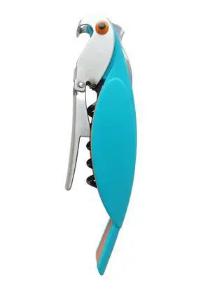 Parrot Shape Waiters Corkscrew Wine Opener Bottle Opener (Light Blue) Parrot Shape Waiters Corkscrew Wine Opener Bottle Opener (Light Blue)