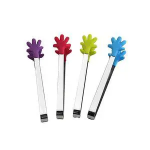 4PCS Silicone Mini Tongs, 5 Inch Colourful Small Hand Shape Metal Food Tongs, Kitchen Tool for Serving Food, Ice Cube, Fruits, Sugar, Barbecue, DessertsGreat for Party, Buffet 4PCS Silicone Mini Tongs, 5 Inch Colourful Small Hand Shape Metal Food Tongs, Kitchen Tool for Serving Food, Ice Cube, Fruits, Sugar, Barbecue, DessertsGreat for Party, Buffet