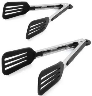 Cooking Tongs 9" and 12" Stainless Steel Kitchen Silicone Serving Tongs Cooking Tongs 9" and 12" Stainless Steel Kitchen Silicone Serving Tongs