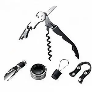 Corkscrew Wine Opener,Cork Screw Wine Bottle Opener,Wine Key for Servers Corkscrew Wine Opener,Cork Screw Wine Bottle Opener,Wine Key for Servers