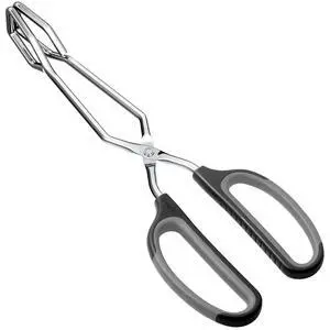 Scissor Tongs 10-Inch Stainless Steel Scissor Style Tongs Scissor Tongs 10-Inch Stainless Steel Scissor Style Tongs