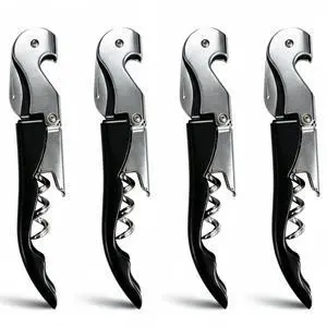 4 Pack Wine Opener Wine Key Waiter Corkscrew Professional Bottle Opener | 3-in-1 Multifunction Heavy-Duty Stainless Steel Bar Tools Ergonomic & Portable Ideal Gift for Wine Lovers 4 Pack Wine Opener Wine Key Waiter Corkscrew Professional Bottle Opener | 3-in-1 Multifunction Heavy-Duty Stainless Steel Bar Tools Ergonomic & Portable Ideal Gift for Wine Lovers