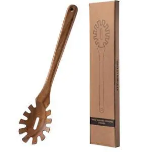 Wooden Pasta Spoon with Teeth Spaghetti Fork Tongs 13'' Pasta Forks Serving Utensils Acacia Wood Spaghetti Server Spoons Ladle Pastas Spatula Kitchen Tool Spaghettis Scoop Strainer Noodle Spoon Wooden Pasta Spoon with Teeth Spaghetti Fork Tongs 13'' Pasta Forks Serving Utensils Acacia Wood Spaghetti Server Spoons Ladle Pastas Spatula Kitchen Tool Spaghettis Scoop Strainer Noodle Spoon