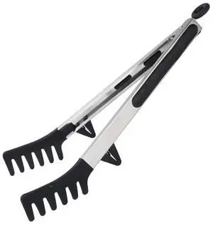 Upgraded Silicone Spaghetti Spoon & Pasta Tong,Non-stick Sturdy Pasta Fork with Teeth,Stainless Steel Handle Spaghetti Tong, Food Clip for Spaghetti Noodles,Server Spoon for Cooking and Serving(Black) Upgraded Silicone Spaghetti Spoon & Pasta Tong,Non-stick Sturdy Pasta Fork with Teeth,Stainless Steel Handle Spaghetti Tong, Food Clip for Spaghetti Noodles,Server Spoon for Cooking and Serving(Black)