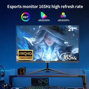 Gawfolk 27 inch IPS 2K QHD (2560×1440) Computer Monitor 165Hz Gaming PC Screen, 1ms,Adaptive Sync,100% sRGB, HDMI2.0DisplayPort 1.4, Black Gawfolk 27 inch IPS 2K QHD (2560×1440) Computer Monitor 165Hz Gaming PC Screen, 1ms,Adaptive Sync,100% sRGB, HDMI2.0DisplayPort 1.4, Black