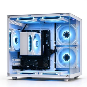 Qehi Prebuilt Desktop PC, AMD Ryzen 5 3400G, 16GB DDR4 RAM, 256GB 2.5" SSD, White ARGB Tempered Glass Tower, Home Office & Student Desktop Computer Qehi Prebuilt Desktop PC, AMD Ryzen 5 3400G, 16GB DDR4 RAM, 256GB 2.5" SSD, White ARGB Tempered Glass Tower, Home Office & Student Desktop Computer