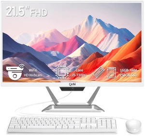 Qehi 21.5"Inch All-in-One Desktop Computer Core I5 Up to 3.5G 16G RAM 256G SSD Wi-Fi6 Includes Keyboard & Mouse Qehi 21.5"Inch All-in-One Desktop Computer Core I5 Up to 3.5G 16G RAM 256G SSD Wi-Fi6 Includes Keyboard & Mouse