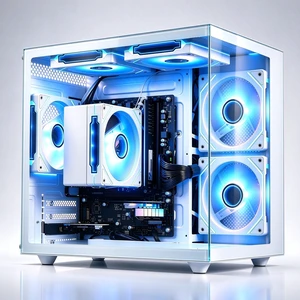 Qehi Prebuilt Desktop PC, AMD Ryzen 5 3400G, 16GB DDR4 RAM, 256GB 2.5" SSD, White ARGB Tempered Glass Tower, Home Office & Student Desktop Computer Qehi Prebuilt Desktop PC, AMD Ryzen 5 3400G, 16GB DDR4 RAM, 256GB 2.5" SSD, White ARGB Tempered Glass Tower, Home Office & Student Desktop Computer