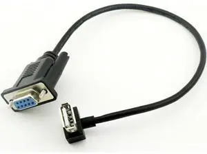 1pcs RS232 DB9 Female to USB 2.0 A Female Serial Cable Adapter Converter 8" Inch 25cm 1pcs RS232 DB9 Female to USB 2.0 A Female Serial Cable Adapter Converter 8" Inch 25cm