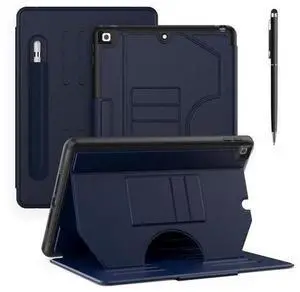 BONAEVER Case For iPad 9th/8th/7th Generation 10.2 inch 2021 2020 2019, iPad Air 3rd Gen, Pro 10.5 inch, Smart Magnetic Auto Sleep Shockproof Cover with Multi-Angles Stand, Pen Holder, Card Slot BONAEVER Case For iPad 9th/8th/7th Generation 10.2 inch 2021 2020 2019, iPad Air 3rd Gen, Pro 10.5 inch, Smart Magnetic Auto Sleep Shockproof Cover with Multi-Angles Stand, Pen Holder, Card Slot
