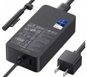 BONAEVER 65W Surface Pro Laptop Charger for Microsoft Surface Pro 11, 10, 9, 8, 7+, 7, 6, 5, 4, 3, X, Windows Surface Laptop 6, 5, 4, 3, 2, 1, Surface Go Tablet, Surface Book 3, 2, 1, Support 44W, 36W BONAEVER 65W Surface Pro Laptop Charger for Microsoft Surface Pro 11, 10, 9, 8, 7+, 7, 6, 5, 4, 3, X, Windows Surface Laptop 6, 5, 4, 3, 2, 1, Surface Go Tablet, Surface Book 3, 2, 1, Support 44W, 36W